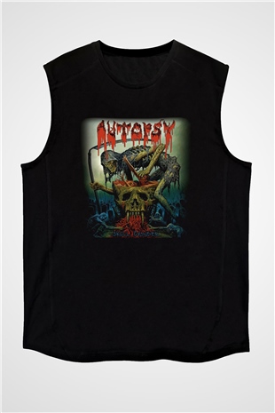 Autopsy Siyah Unisex Kolsuz Tişört