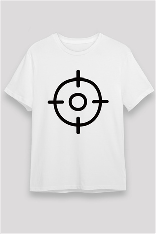 Avcı Beyaz Unisex Tişört T-Shirt - TişörtFabrikası
