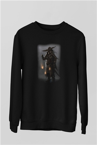 Avcı Siyah Unisex Sweatshirt