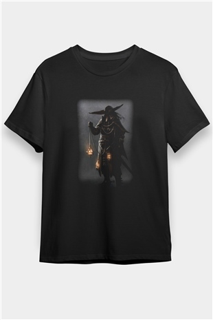 Avcı Siyah Unisex Tişört T-Shirt - TişörtFabrikası
