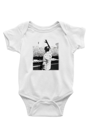 Avicii Baskılı Beyaz Unisex Bebek Body - Zıbın