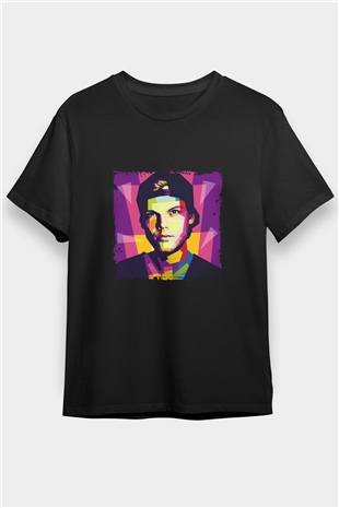 Avicii Baskılı Unisex Siyah Tişört