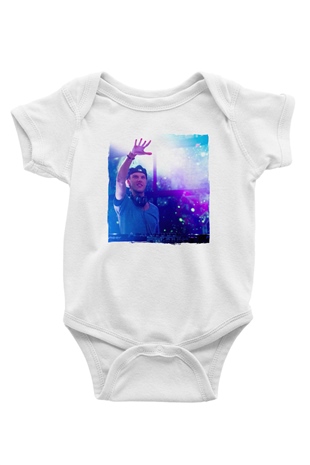 Avicii Beyaz Bebek Body - Zıbın