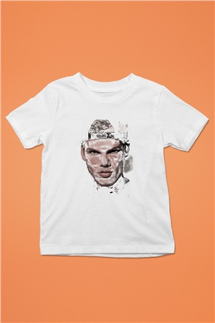 Avicii Beyaz Unisex Çocuk Tişört
