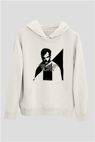 Avicii Beyaz Unisex Kapşonlu Sweatshirt