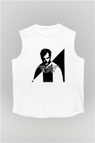 Avicii Beyaz Unisex Kolsuz Tişört