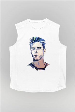 Avicii Beyaz Unisex Kolsuz Tişört