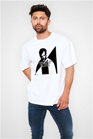 Avicii Beyaz Unisex Oversize Tişört T-Shirt