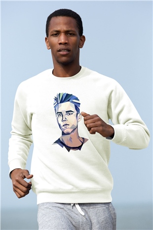 Avicii Beyaz Unisex Sweatshirt
