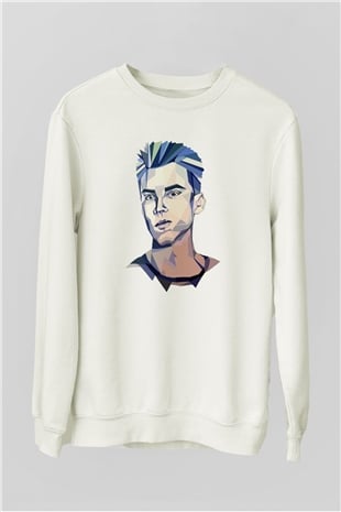 Avicii Beyaz Unisex Sweatshirt