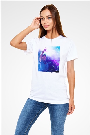 Avicii Beyaz Unisex Tişört T-Shirt - TişörtFabrikası