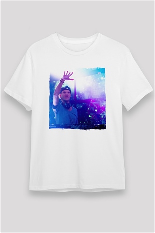 Avicii Beyaz Unisex Tişört T-Shirt - TişörtFabrikası
