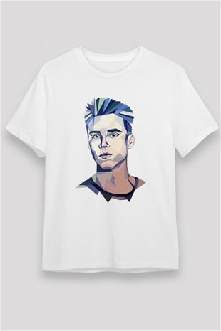 Avicii Beyaz Unisex Tişört T-Shirt - TişörtFabrikası