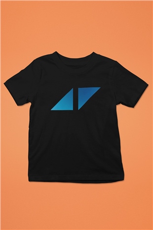 Avicii Siyah Unisex Çocuk Tişört