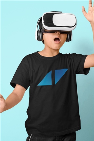 Avicii Siyah Unisex Çocuk Tişört