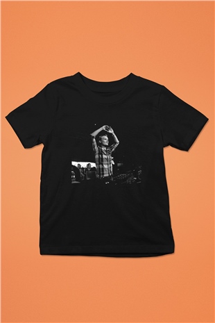 Avicii Siyah Unisex Çocuk Tişört