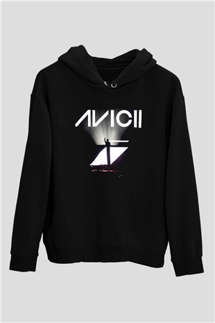 Avicii Siyah Unisex Hoodie