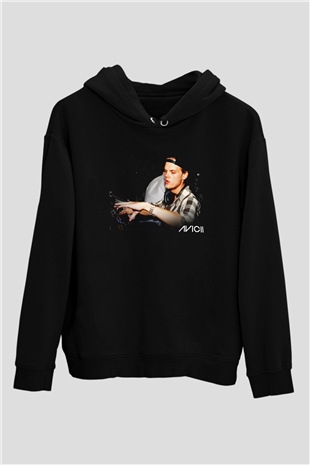 Avicii Siyah Unisex Hoodie