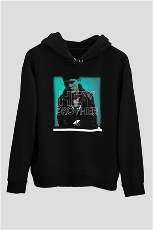Avicii Siyah Unisex Hoodie