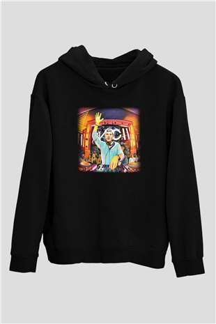 Avicii Siyah Unisex Hoodie