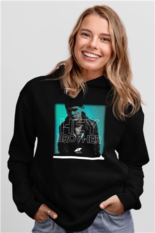 Avicii Siyah Unisex Hoodie