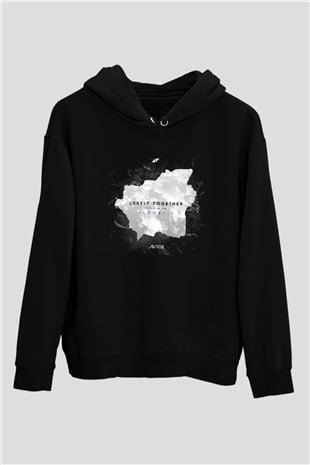 Avicii Siyah Unisex Kapüşonlu Sweatshirt