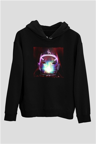 Avicii Siyah Unisex Kapüşonlu Sweatshirt