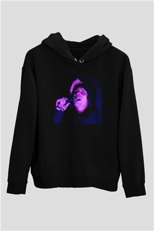 Avicii Siyah Unisex Kapüşonlu Sweatshirt