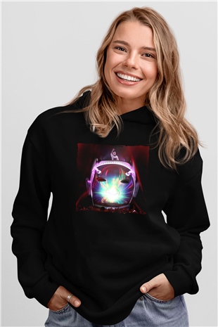 Avicii Siyah Unisex Kapüşonlu Sweatshirt
