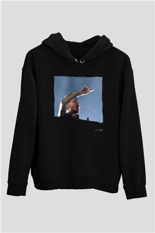 Avicii Siyah Unisex Kapüşonlu Sweatshirt
