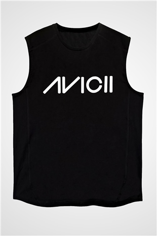Avicii Siyah Unisex Kolsuz Tişört