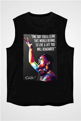 Avicii Siyah Unisex Kolsuz Tişört