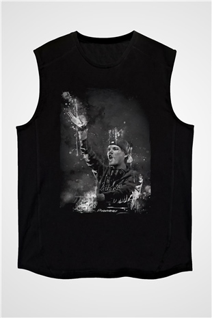 Avicii Siyah Unisex Kolsuz Tişört
