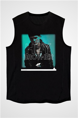Avicii Siyah Unisex Kolsuz Tişört