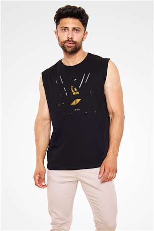 Avicii Siyah Unisex Kolsuz Tişört