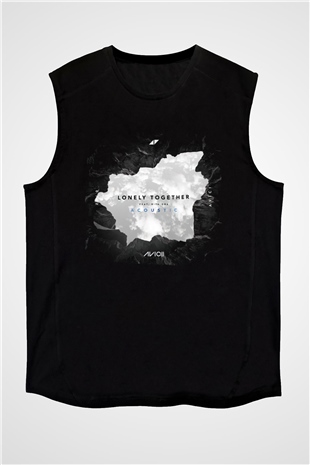 Avicii Siyah Unisex Kolsuz Tişört