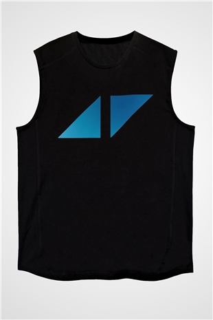 Avicii Siyah Unisex Kolsuz Tişört