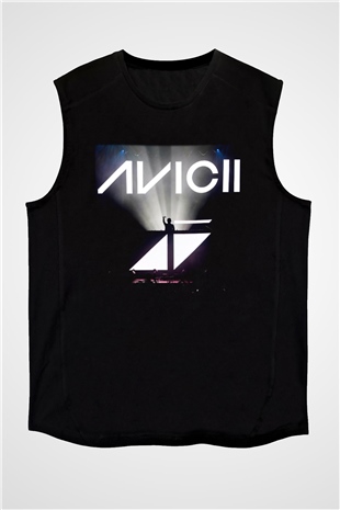 Avicii Siyah Unisex Kolsuz Tişört