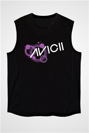 Avicii Siyah Unisex Kolsuz Tişört