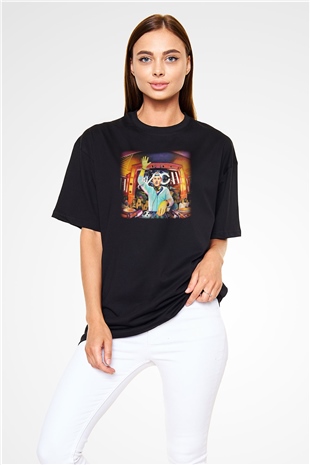 Avicii Siyah Unisex Oversize Tişört T-Shirt