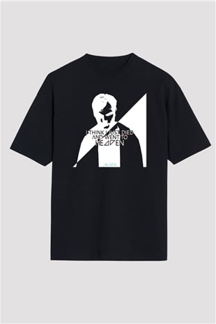 Avicii Siyah Unisex Oversize Tişört T-Shirt