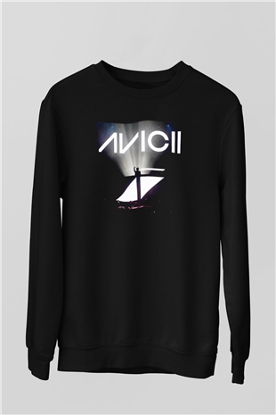 Avicii Siyah Unisex Sweatshirt