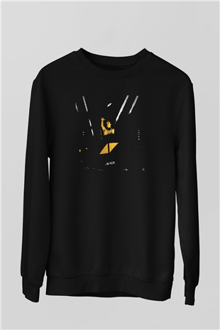 Avicii Siyah Unisex Sweatshirt
