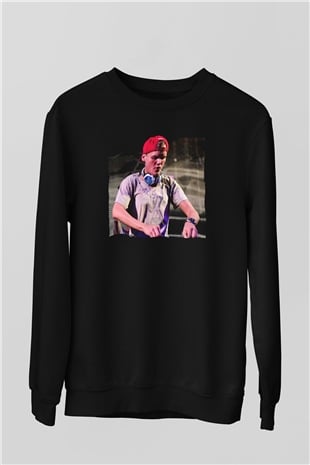 Avicii Siyah Unisex Sweatshirt