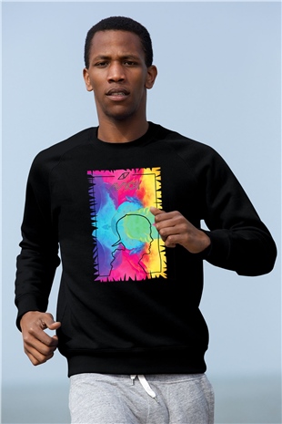 Avicii Siyah Unisex Sweatshirt