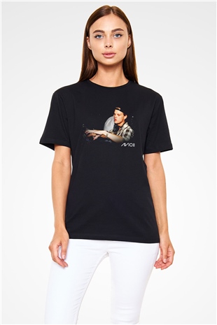 Avicii Siyah Unisex Tişört T-Shirt - TişörtFabrikası