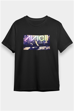 Avicii Siyah Unisex Tişört T-Shirt - TişörtFabrikası