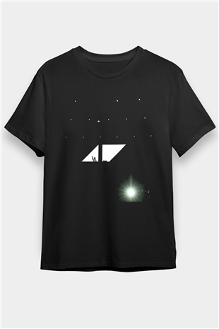 Avicii Siyah Unisex Tişört T-Shirt - TişörtFabrikası