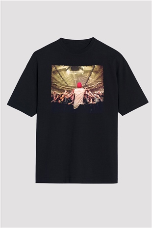 Avicii Siyah Oversize Tişört Oversize T-shirt - TişörtFabrikası