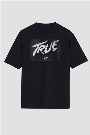 Avicii Siyah Oversize Tişört Oversize T-shirt - TişörtFabrikası